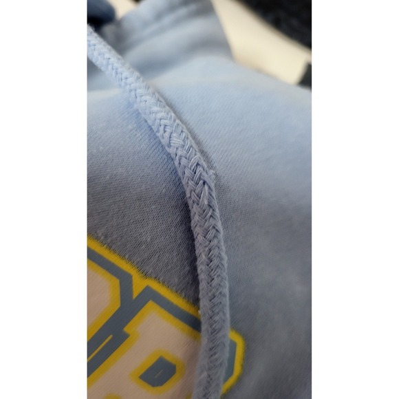 Y2K SpongeBob SquarePants Hoodie Pullover Graphic Print 99 Blue White Size M - Picture 7 of 8